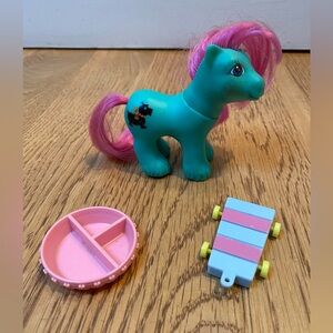 Vintage My Little Pony - Playtime Baby Brother - Paws 1988